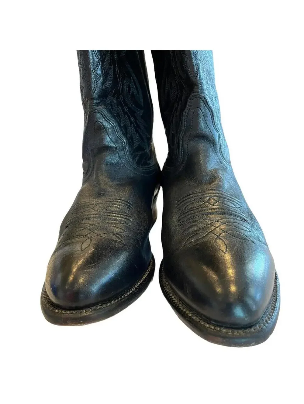Nocona Men's Sz 9D Imperial Cowboy Western  Boot Black MB4.27